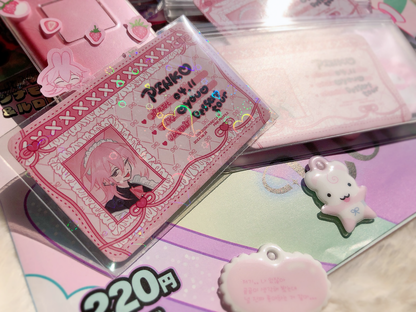 [wusin] pink&pump maid id card set