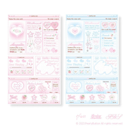 [pearlybutton] pearly net homepage sticker