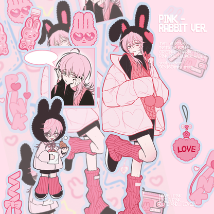 [wusin] pink rabbit ver