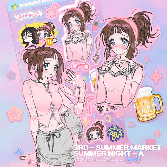 [wusin] summer night A sticker