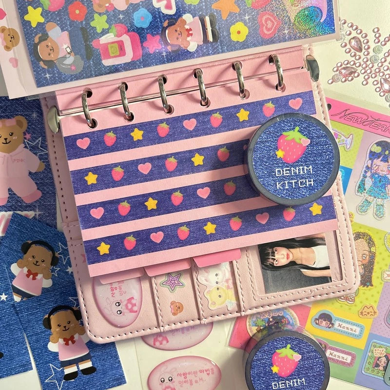 [zekibear] denim kitch masking tape